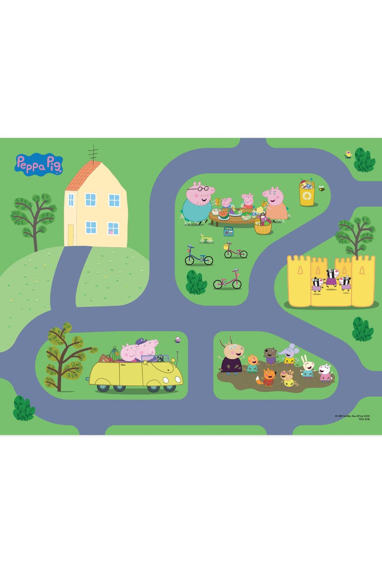 Deluxe Peppa Pig Floor Playmat, Main, color, Multicolored