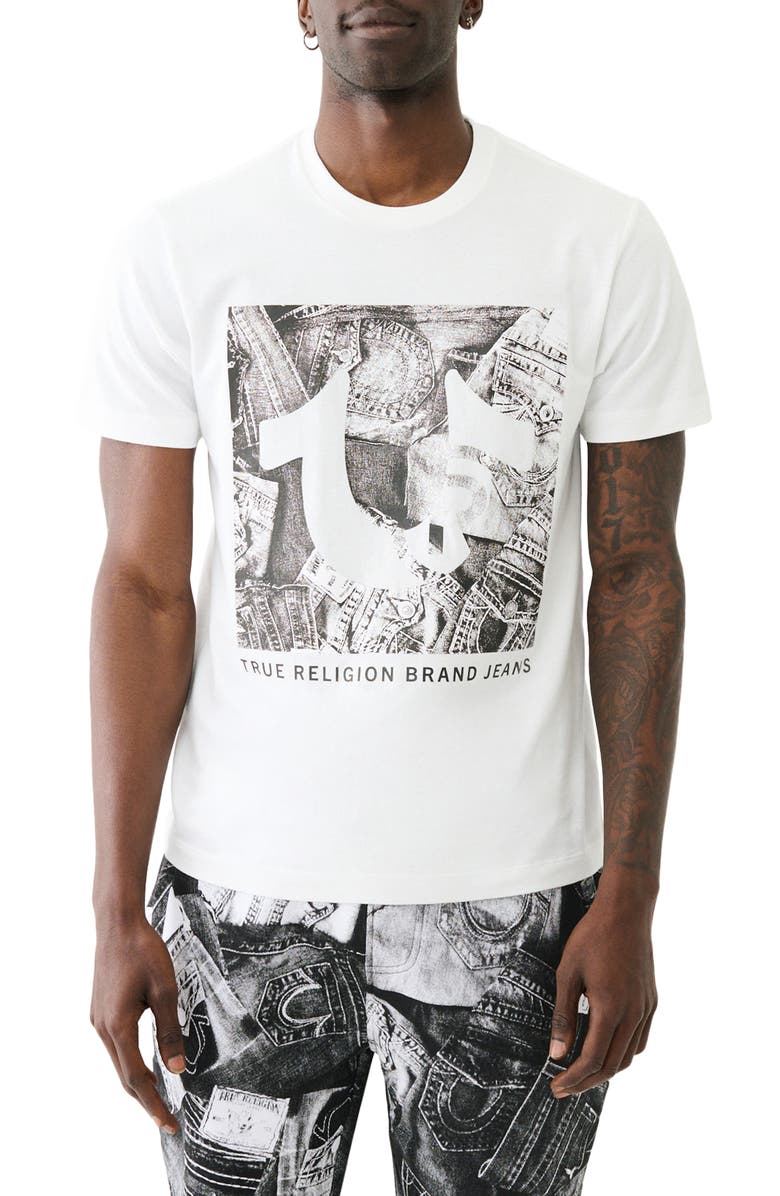 True Religion Brand Jeans Cotton Graphic T-Shirt, Main, color, 