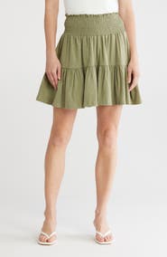 RDI Tiered Cotton Skirt
