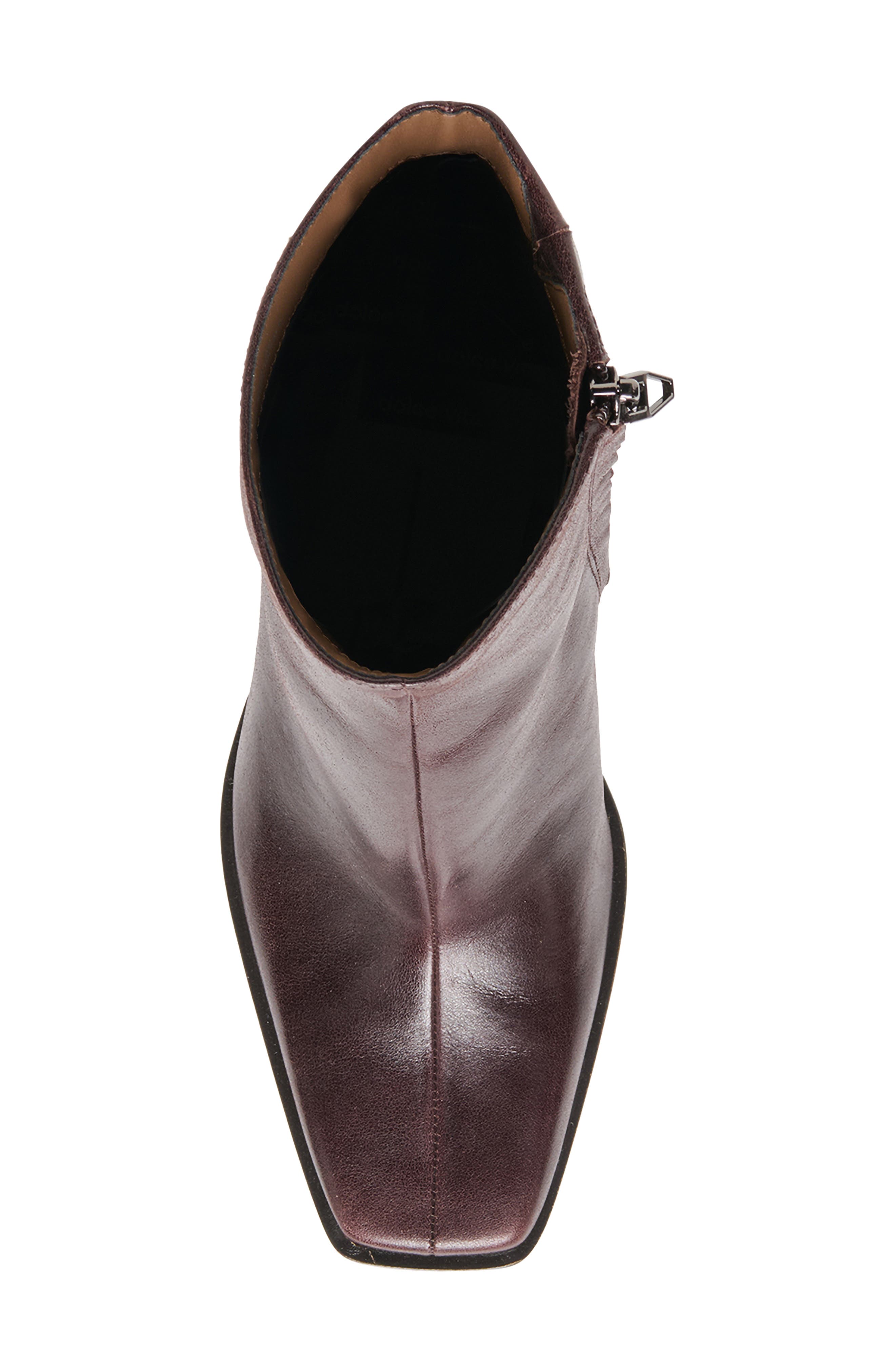 Kimi Leather Boot, Alternate, color, BLACKBERRY LEATHER