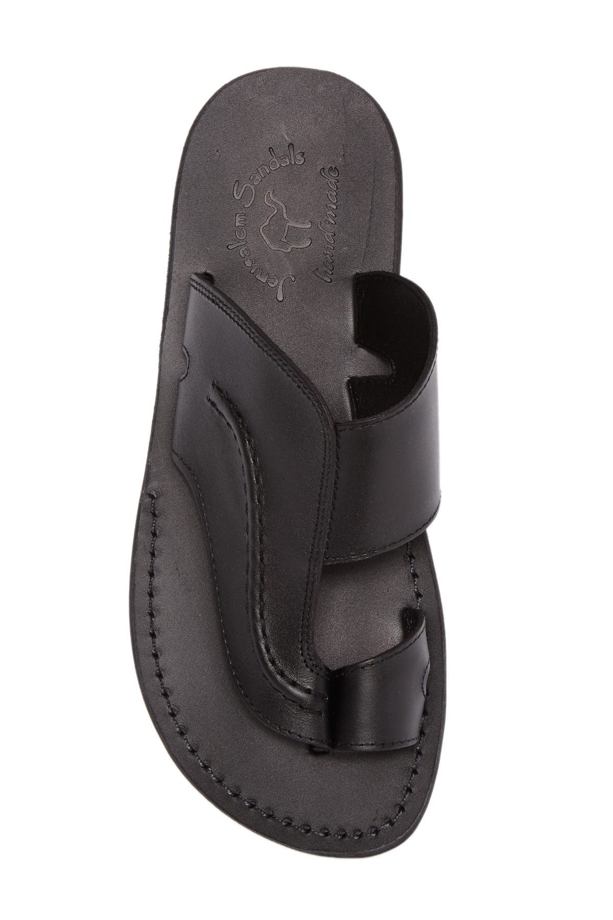 Jerusalem Sandals Peter Leather Sandal, Alternate, color, 