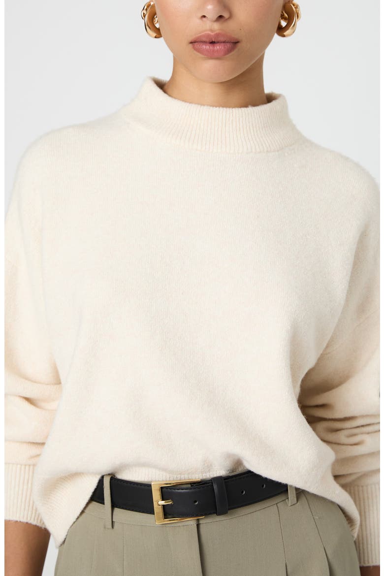 Vhari Mock Neck Sweater, Alternate, color, OATMEAL MELANGE