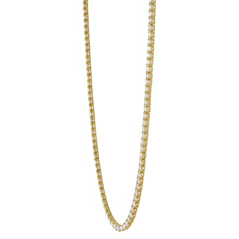 Helios 10K Gold Lab Grown Diamond Tennis Chain - 4.2mm