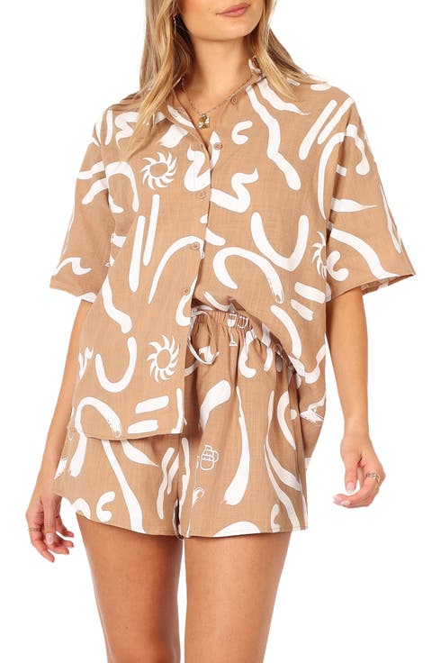Soleil Button-Up Shirt & Shorts