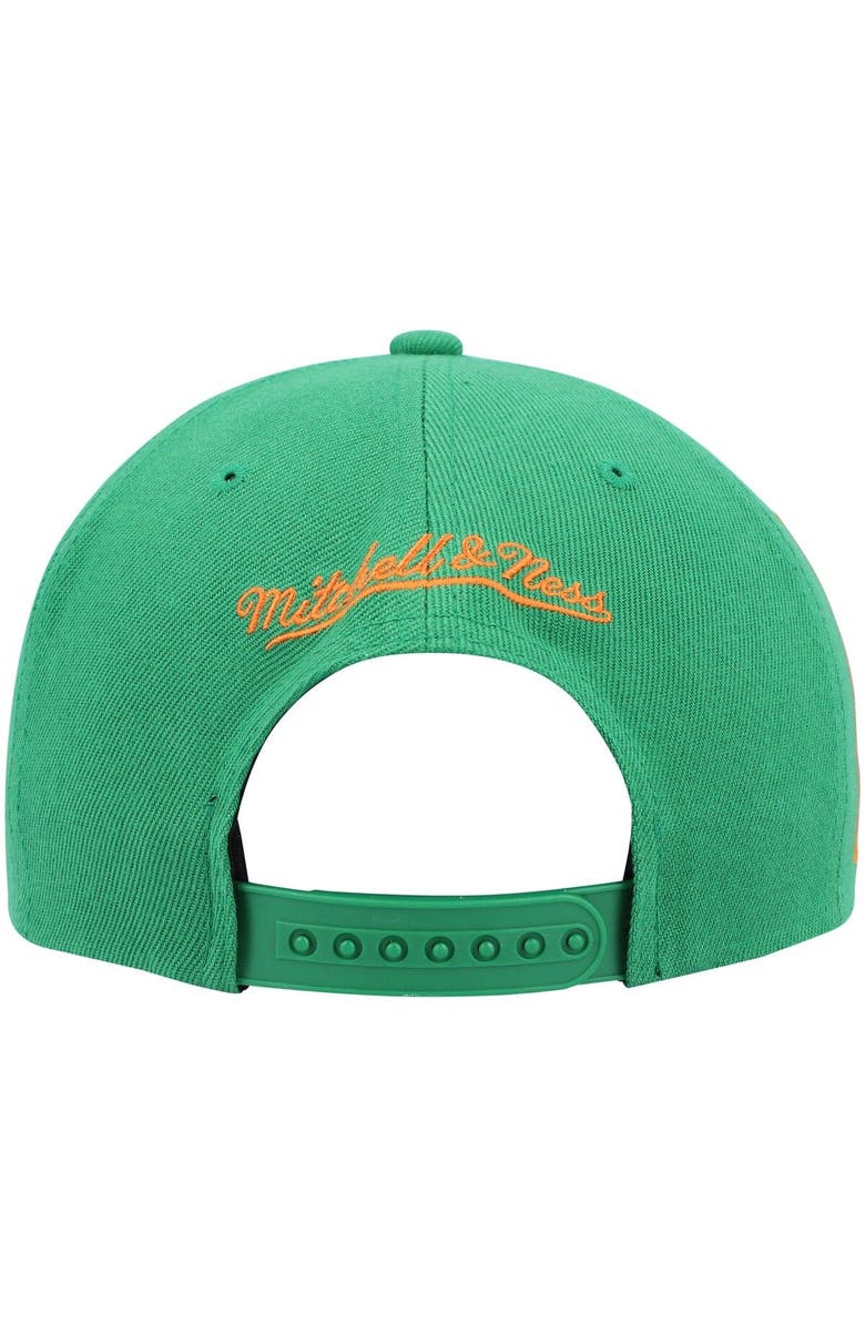 Mitchell & Ness Men's Mitchell & Ness Green Boston Celtics 50th Anniversary Like Mike Snapback Hat, Alternate, color, 