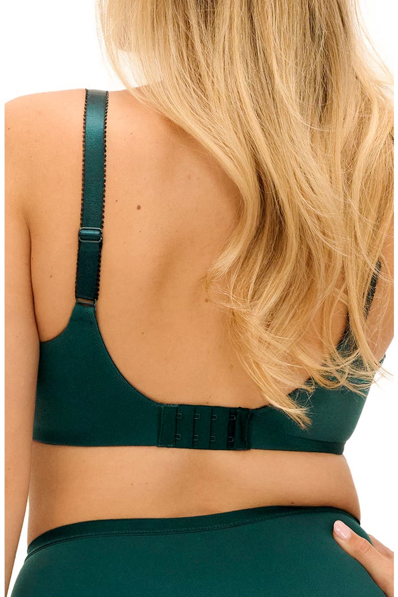 Demure Underwire Molded Bra, Alternate, color, FOREST GREEN