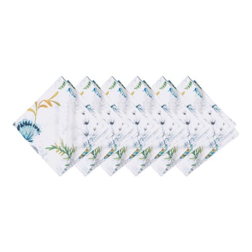 C & F Home C&f Home Marlowe Sound Cotton Napkin Machine Washable Set Of 6 Decor In Multi
