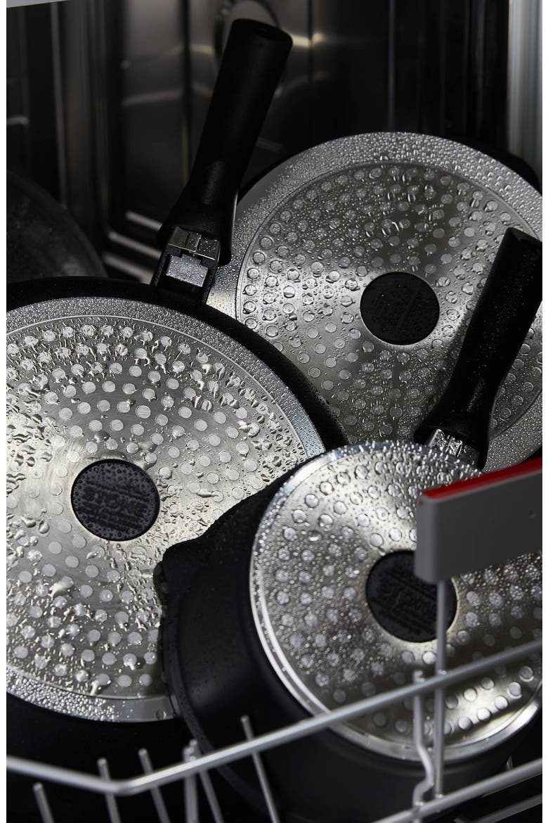 STONE™ 8" Frypan, Alternate, color, BLACK