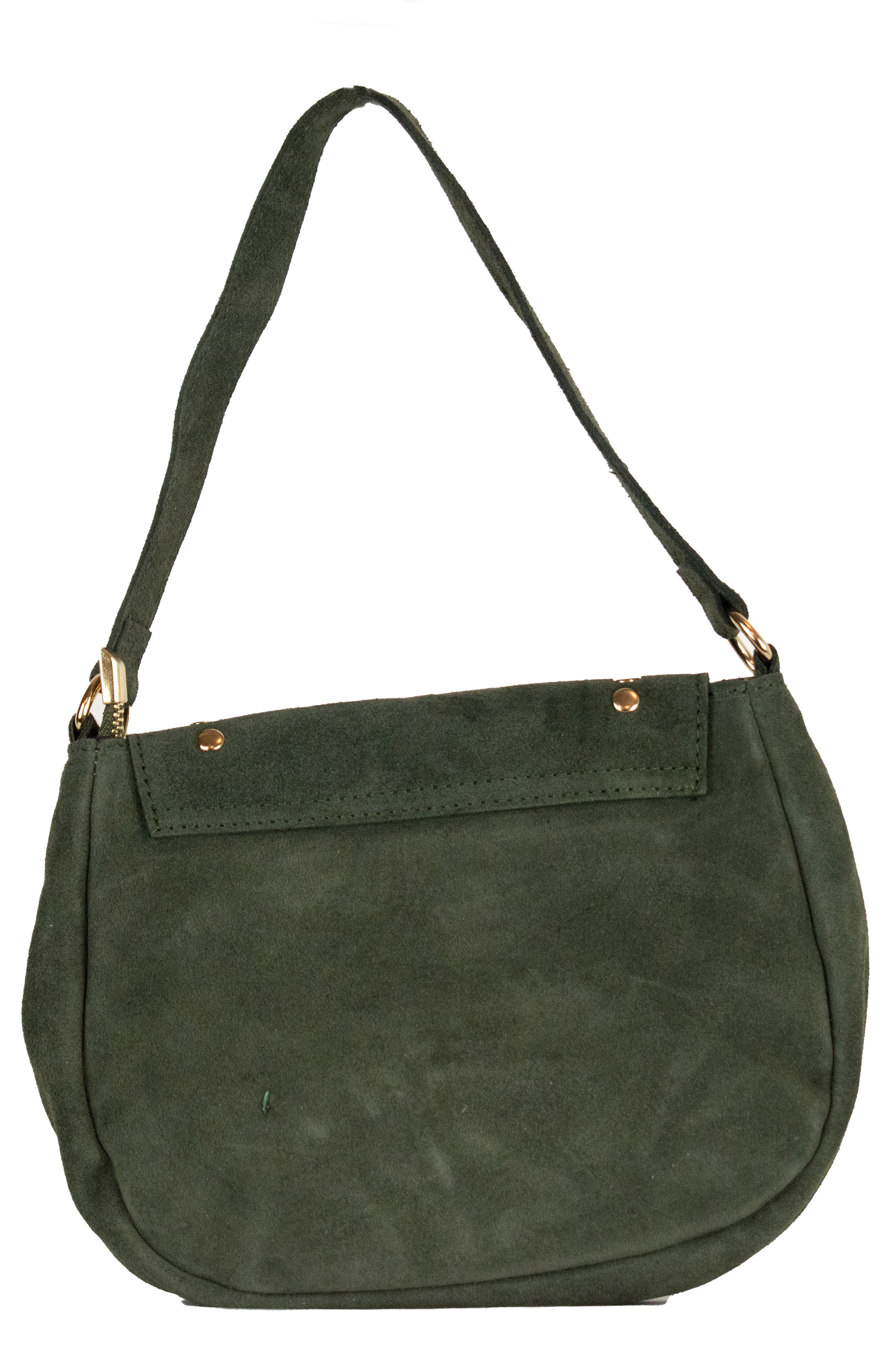 Studded Shoulder Bag, Alternate, color, GREEN