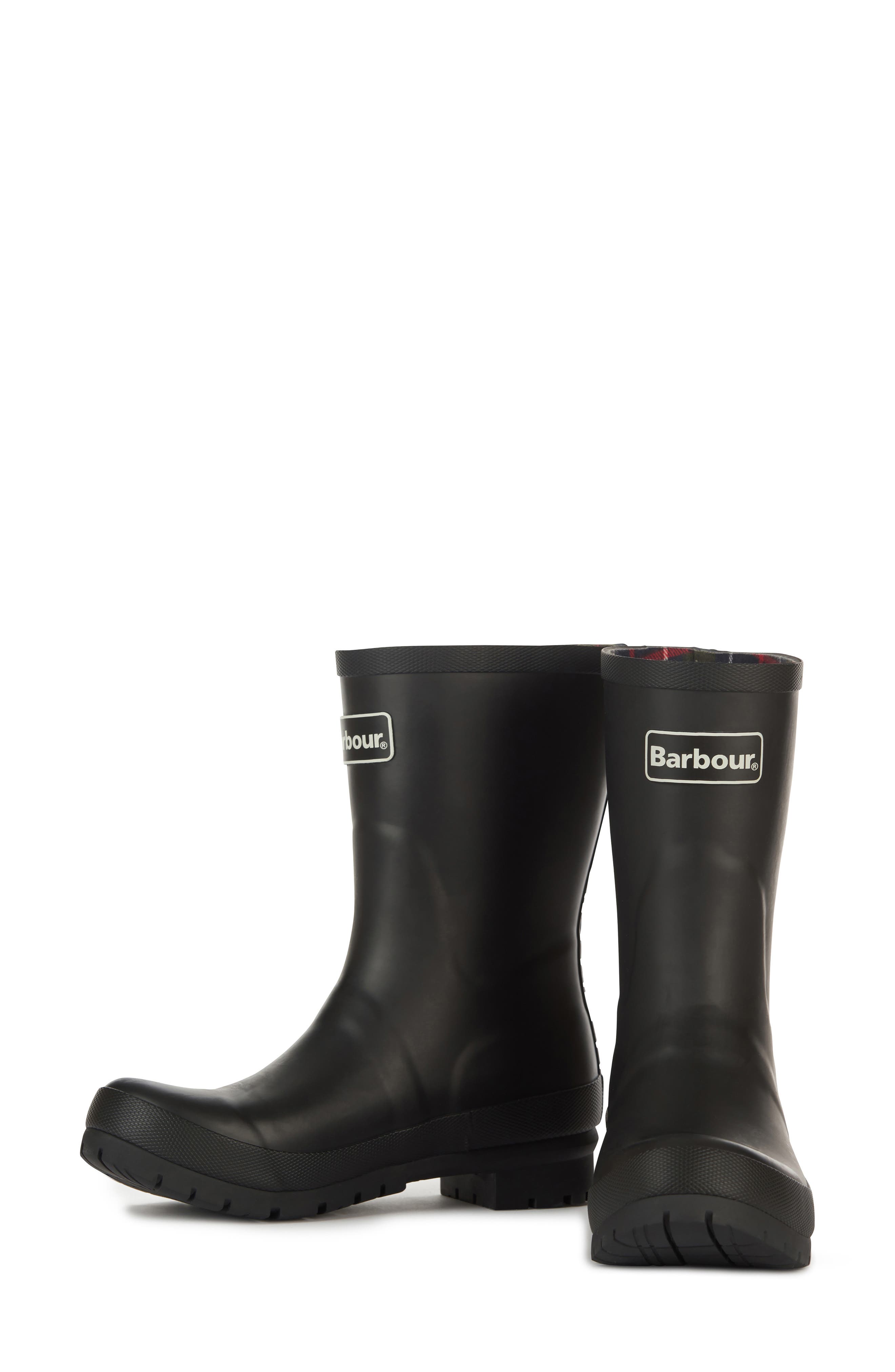 Barbour Banbury Rain Boot, Alternate, color, Black