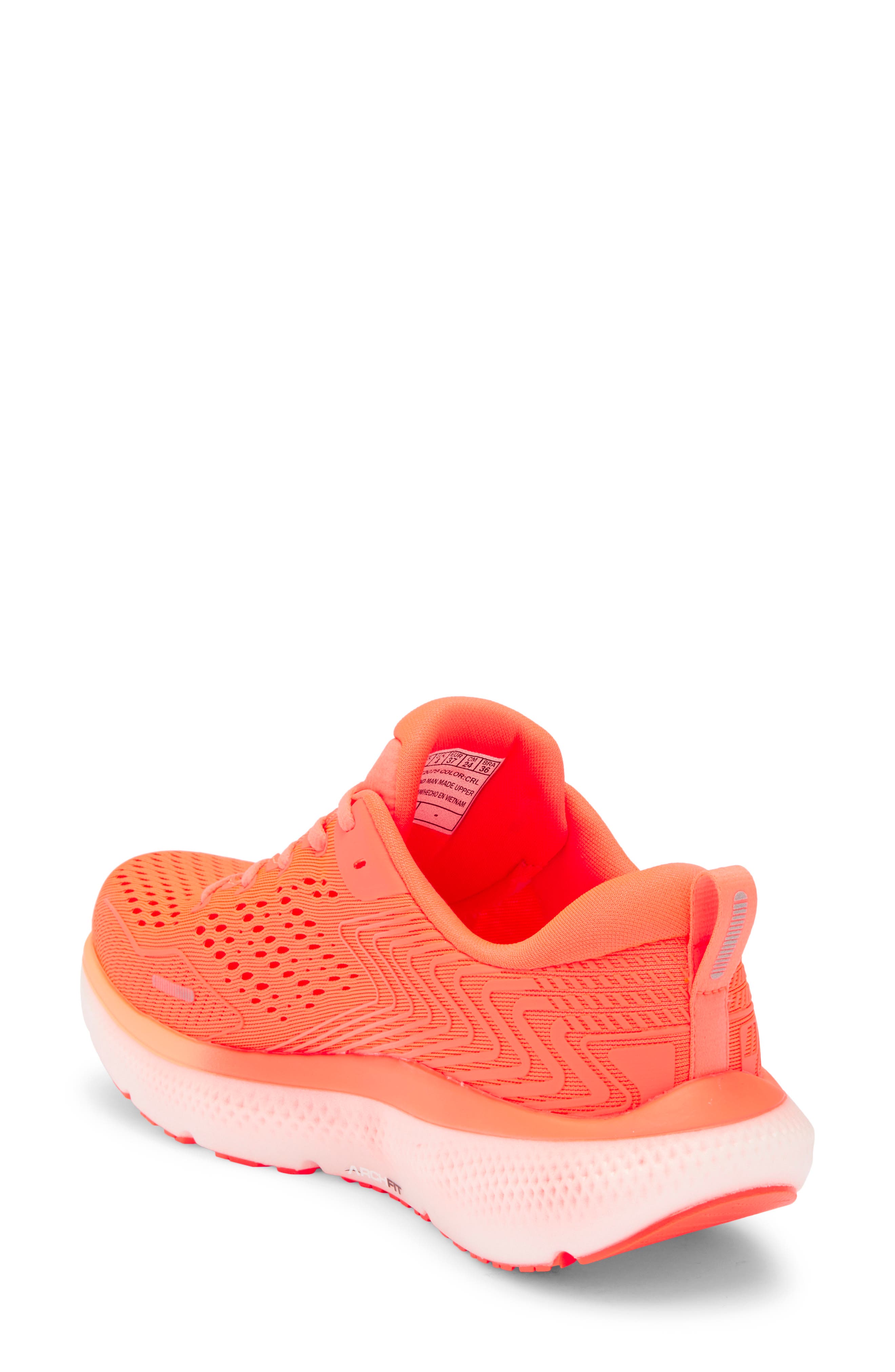 GO RUN Max Ride 11 Running Shoe, Alternate, color, CORAL