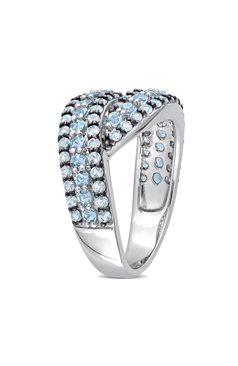 DELMAR Sky & Swiss Blue Topaz Ring, Alternate, color, Blue