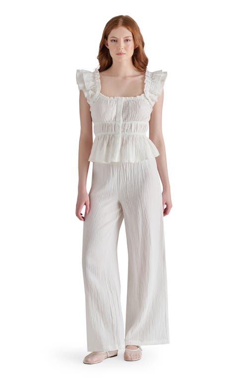 Steve Madden Cotton Gauze Wide Leg Pants