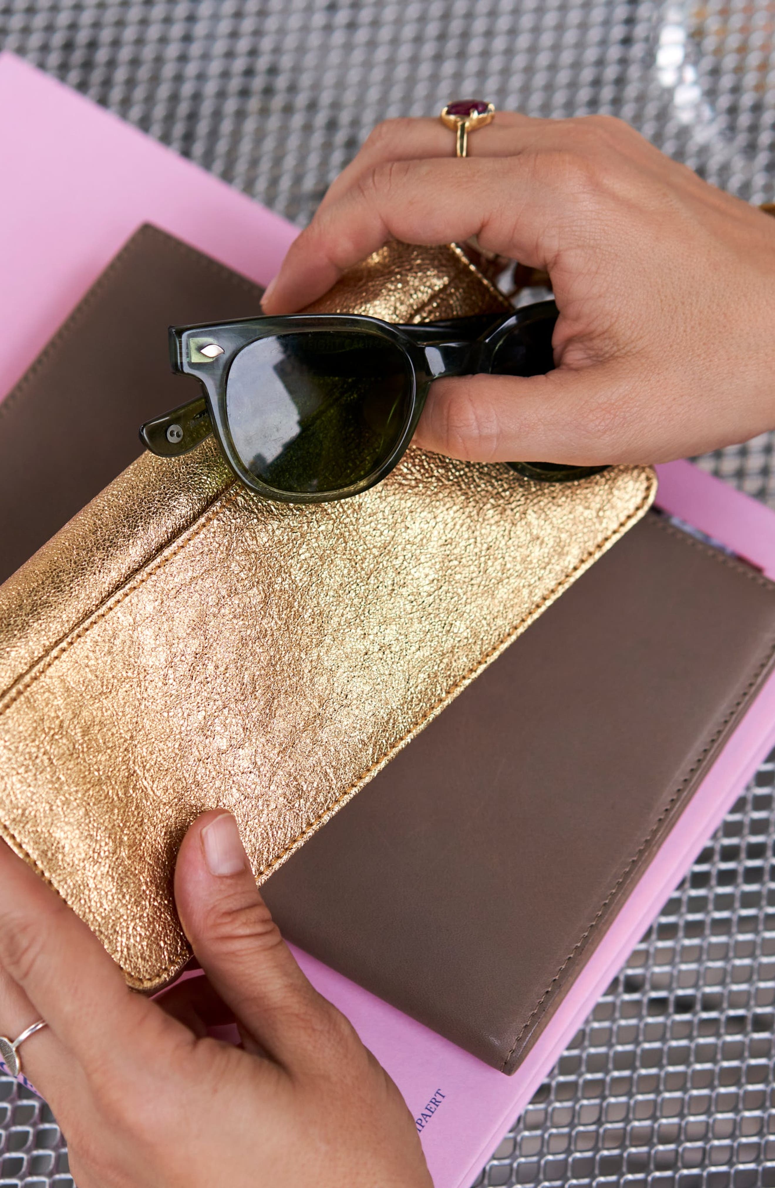 Tusk Chotta Mini Crossbody Bag, Alternate, color, Gold