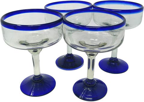 Rim Margarita Glasses - Set of 4