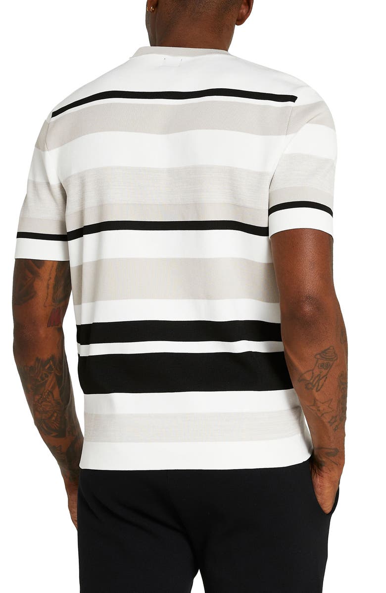 River Island Men's Maison Stripe T-Shirt, Alternate, color, 