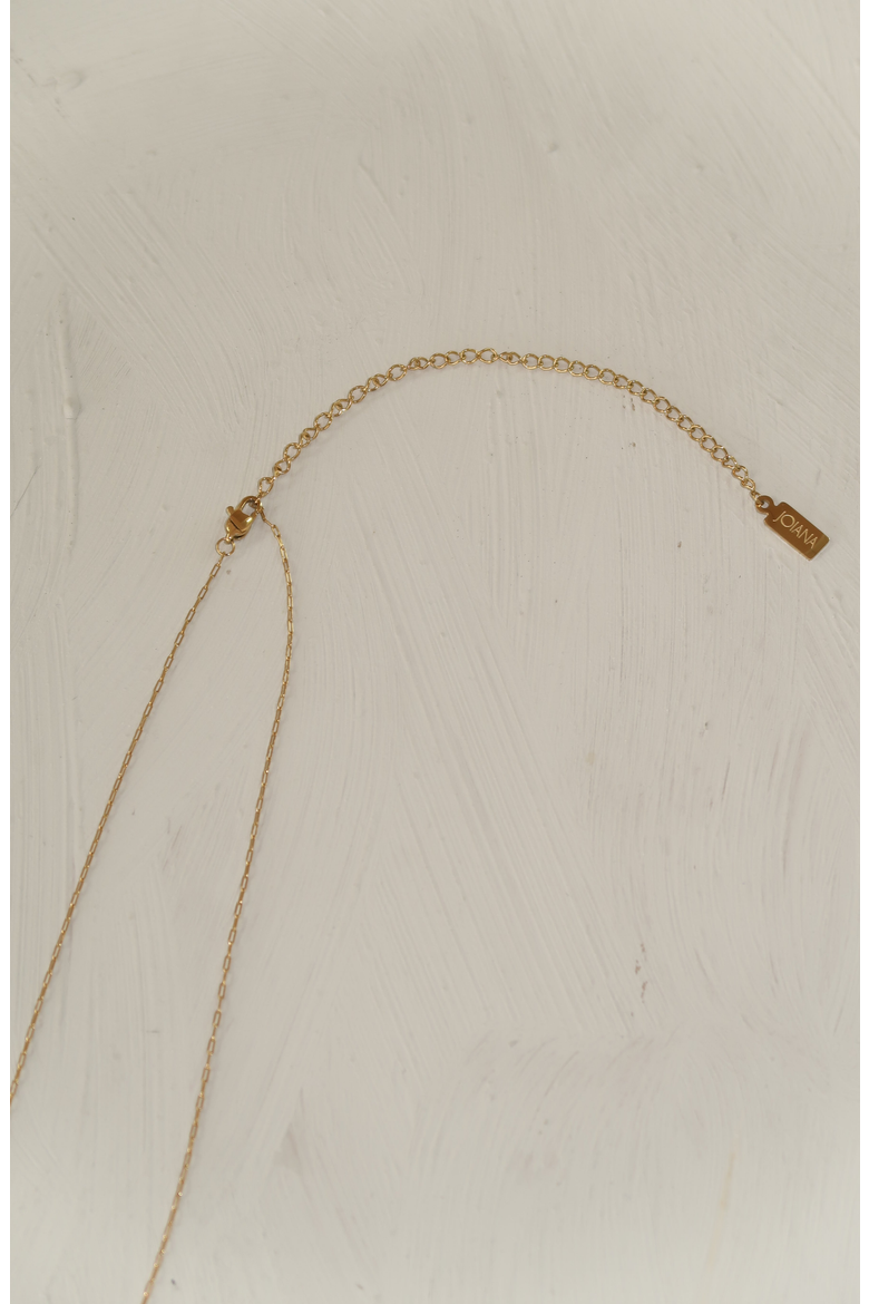 Mini Pearl Cross Necklace, Alternate, color, Gold