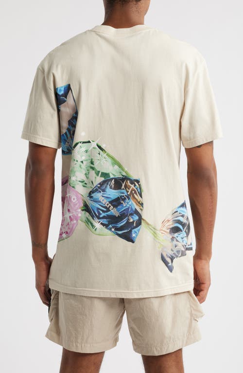 Icecream Candy Drop Oversize Graphic T-shirt In Neutral