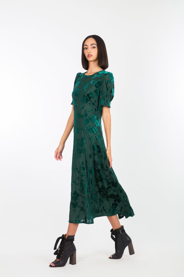 Fran Dress, Alternate, color, Emerald