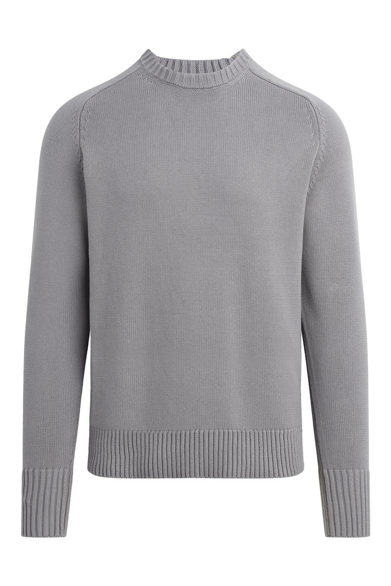 Lloyd Cotton Sweater, Alternate, color, HEATHER GREY