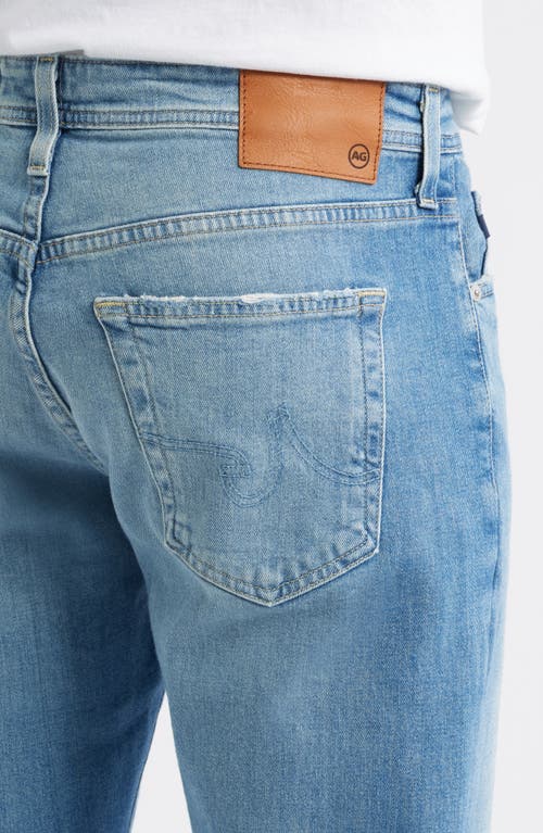 Ag Everett Slim Straight Leg Jeans In White