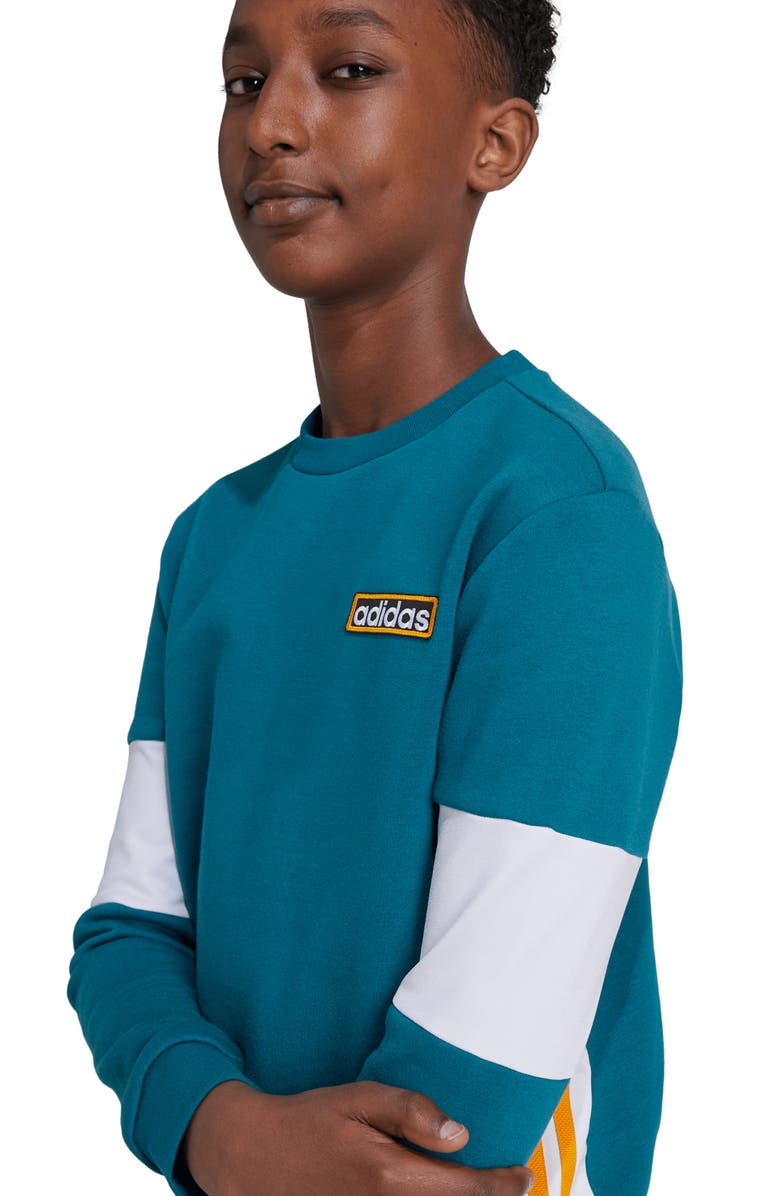 adidas Kids' Logo Graphic Sweatshirt, Alternate, color, 