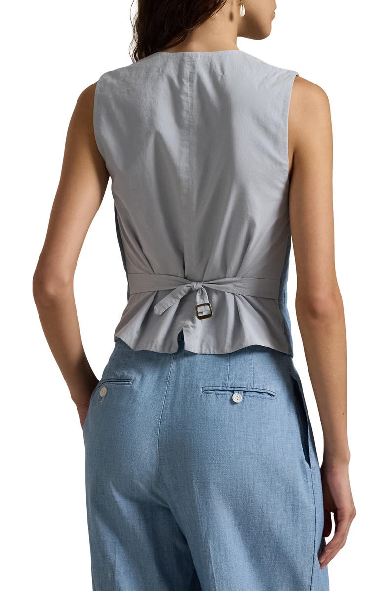 Polo Ralph Lauren Chambray Vest, Alternate, color,