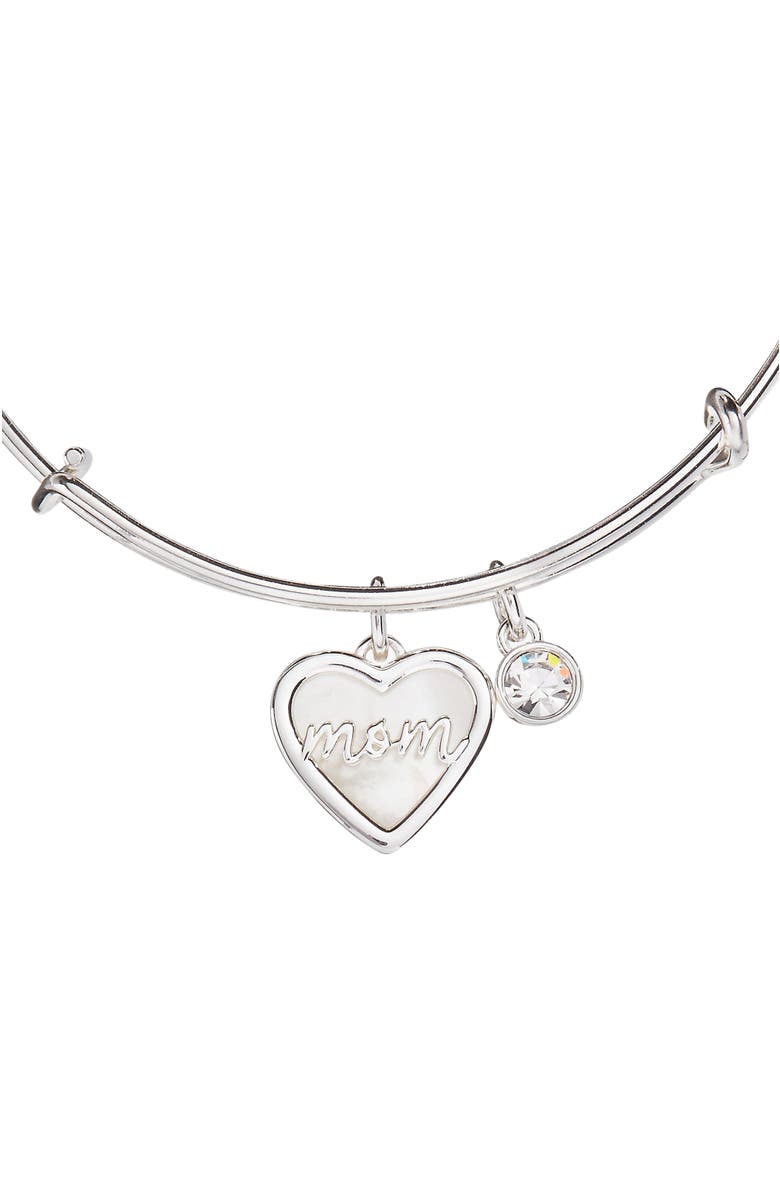Alex and Ani Mom Bangle Bracelet, Alternate, color,