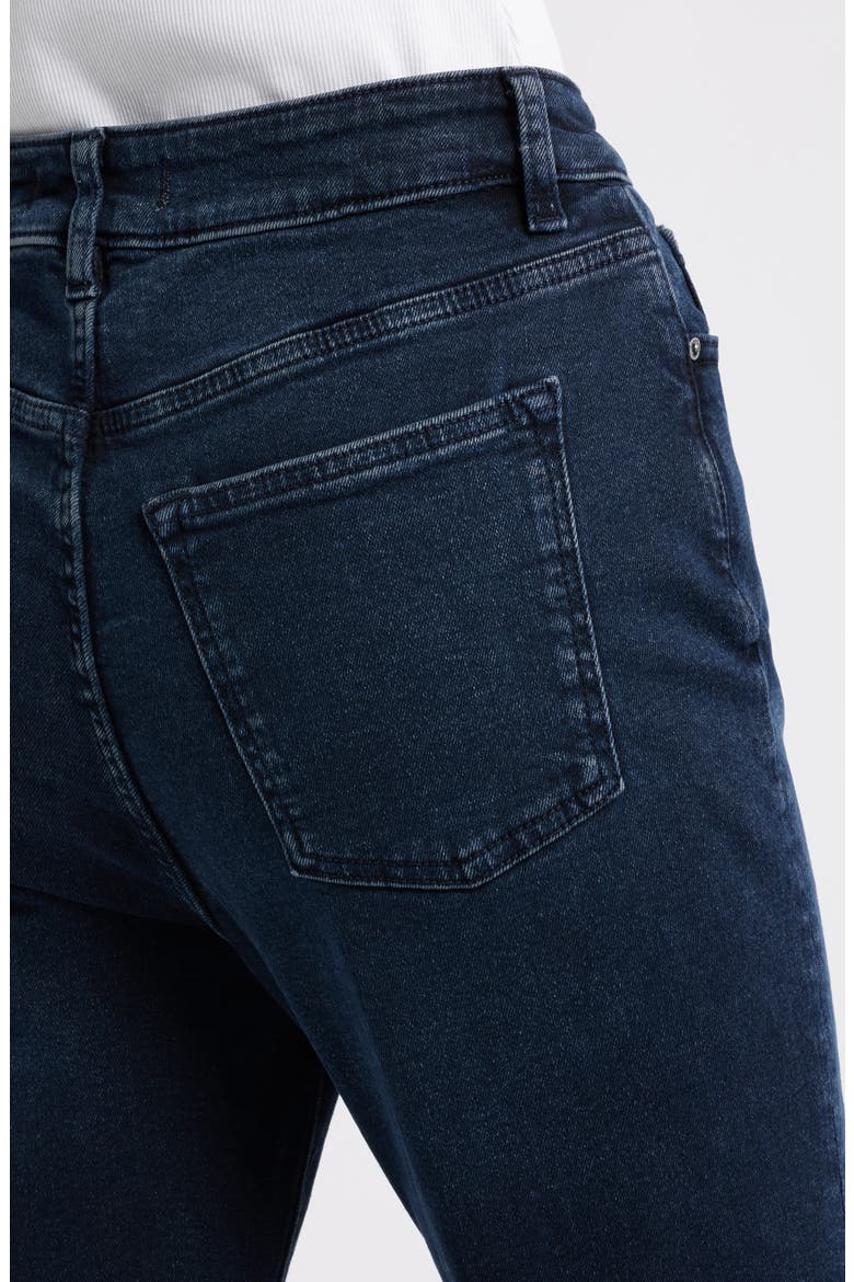 NAO High Waist Raw Hem Crop Bootcut Jeans, Alternate, color, RIVER RUN