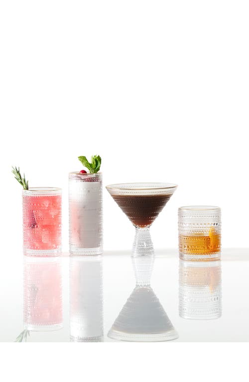 Fortessa Jupiter Set Of 4 Martini Glasses In Transparent