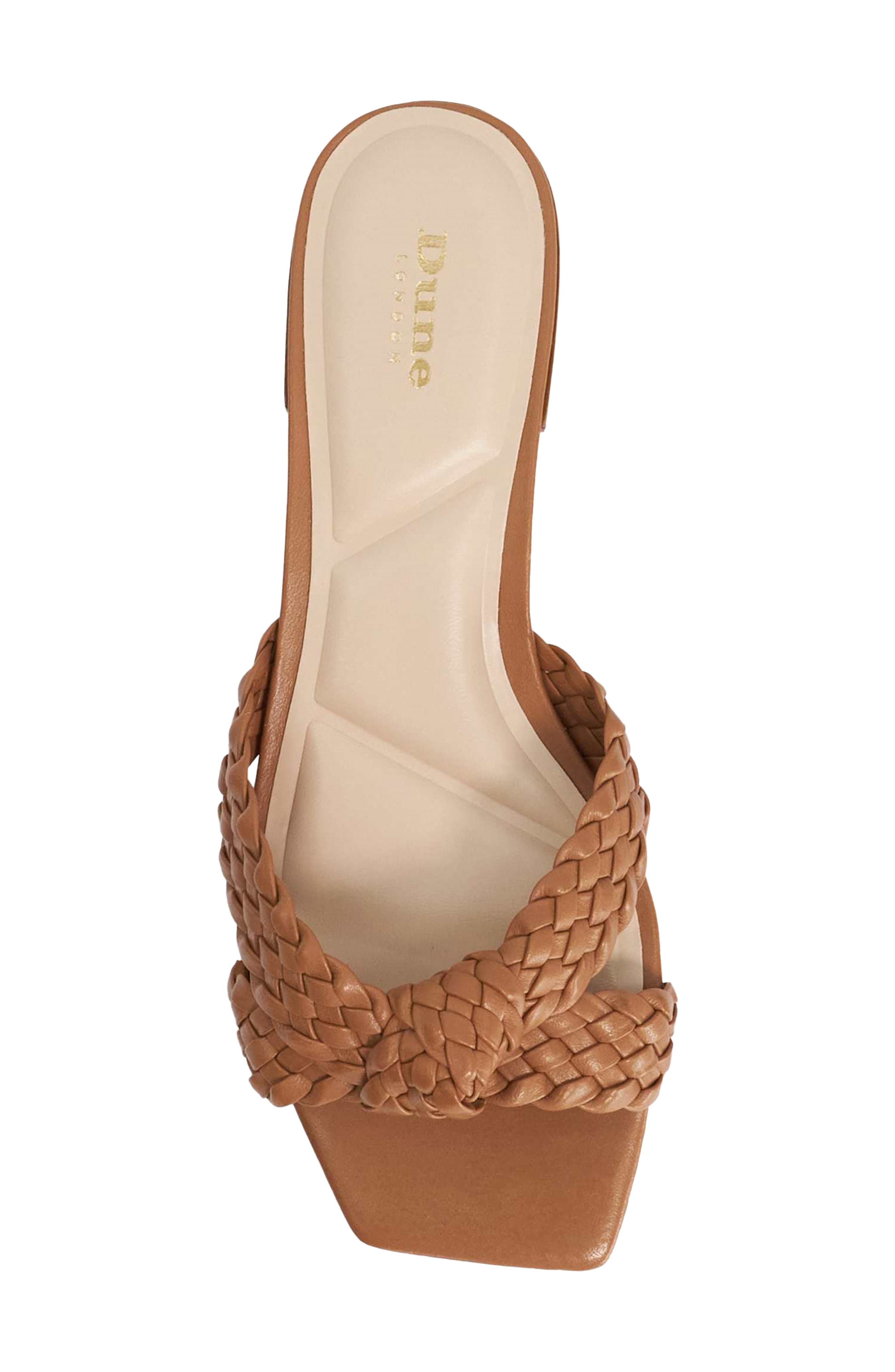 Dune London Lacees Block Heel Sandal, Alternate, color, Tan