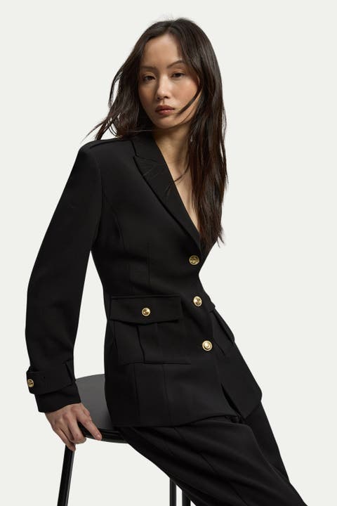 Military Single Breasted Blazer