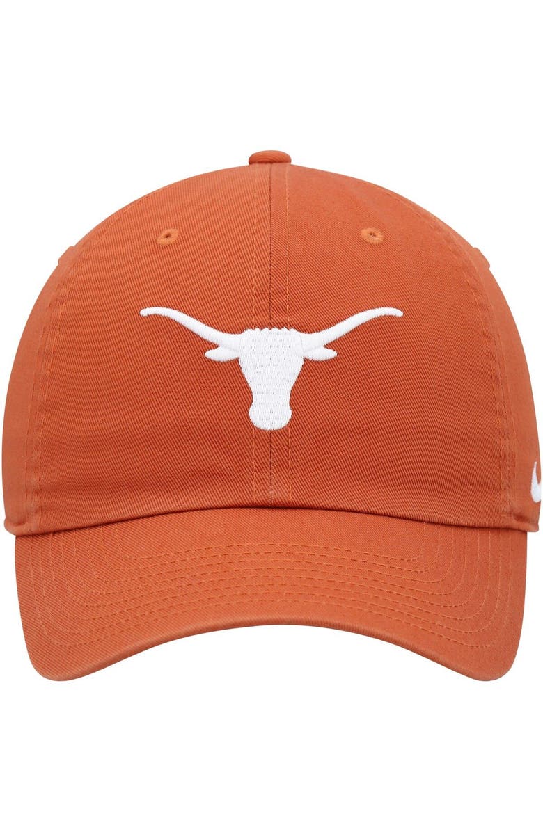 Nike Men's Nike Burnt Orange Texas Longhorns Heritage86 Logo Performance Adjustable Hat, Alternate, color,