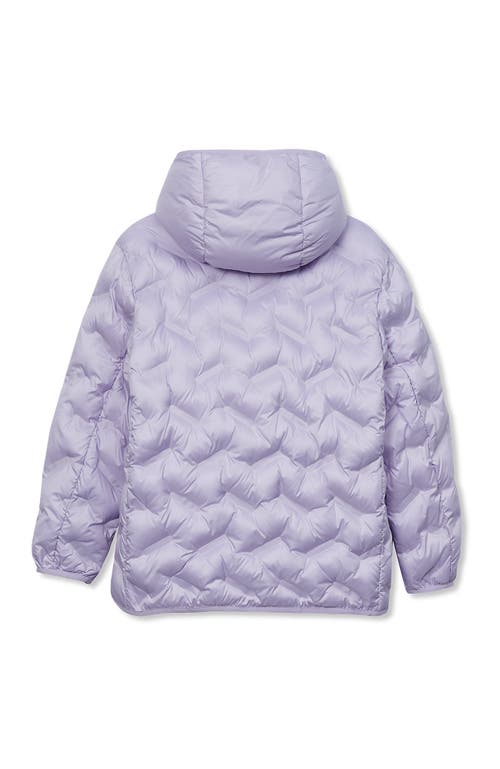 Lands' End Kids Water Resistant Seamless Quilt Insulated Jacket In Purple