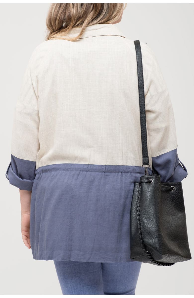 PERCH BY BLU PEPPER Long Lined Utility Jacket, Alternate, color, 