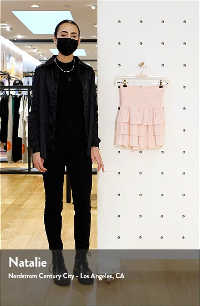 Allison Tiered Ruffle Miniskirt, sales video thumbnail