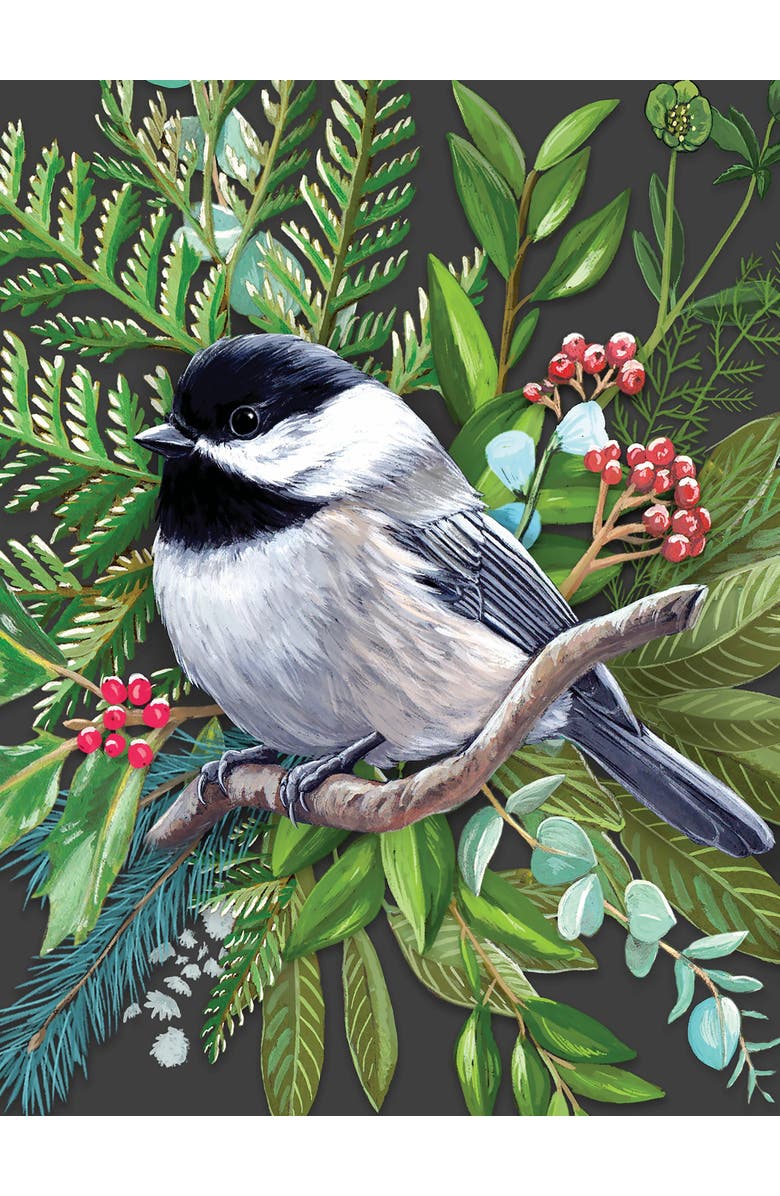 NEW YORK PUZZLE COMPANY Black-capped Chickadee 500 Piece Puzzle, Alternate, color, NO COLOR