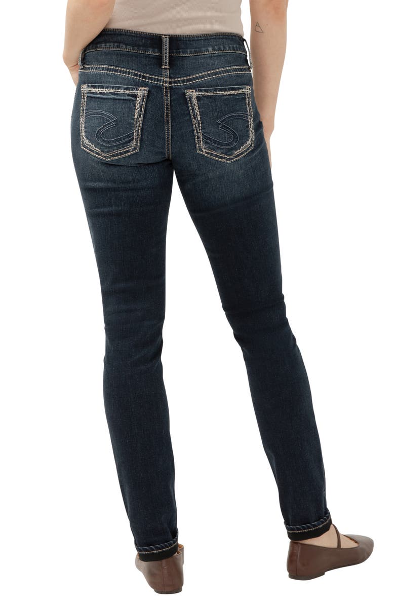 Silver Jeans Co. Skinny Girlfriend Jeans, Alternate, color, Indigo