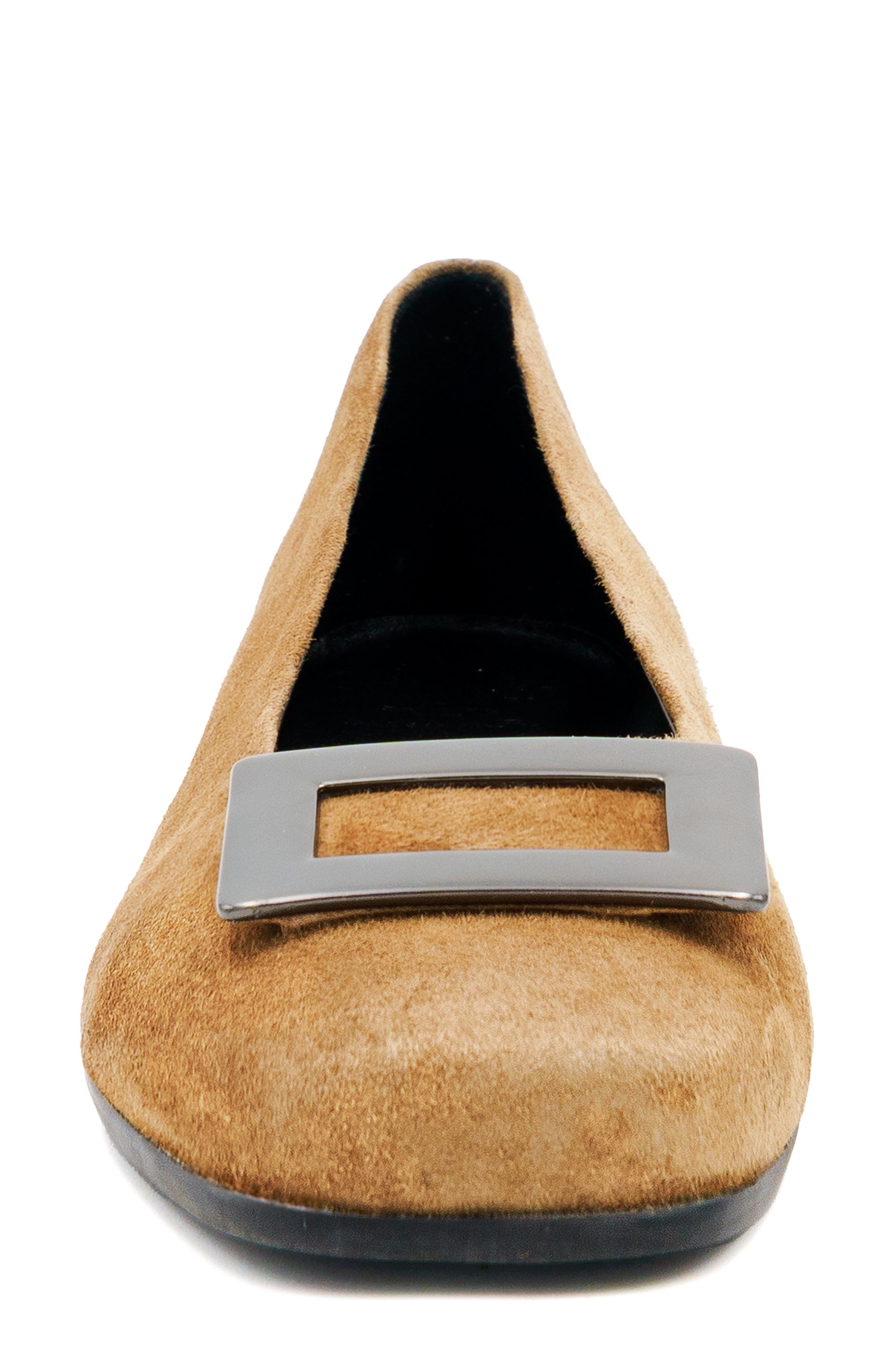 Sabino Leather Flat, Alternate, color, BAMBOO