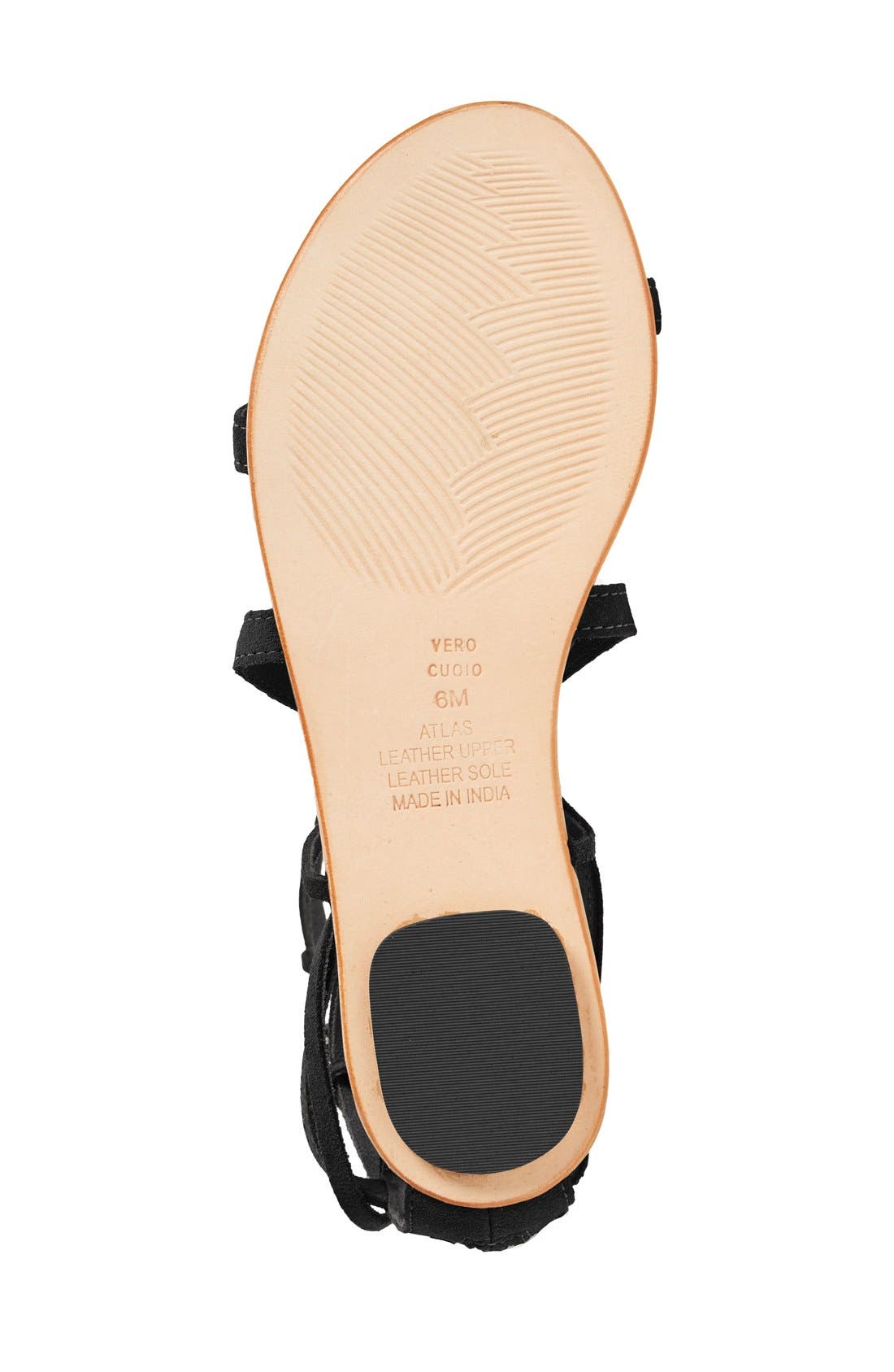 'Atlas' Tall Gladiator Sandal, Alternate, color, BLACK SUEDE