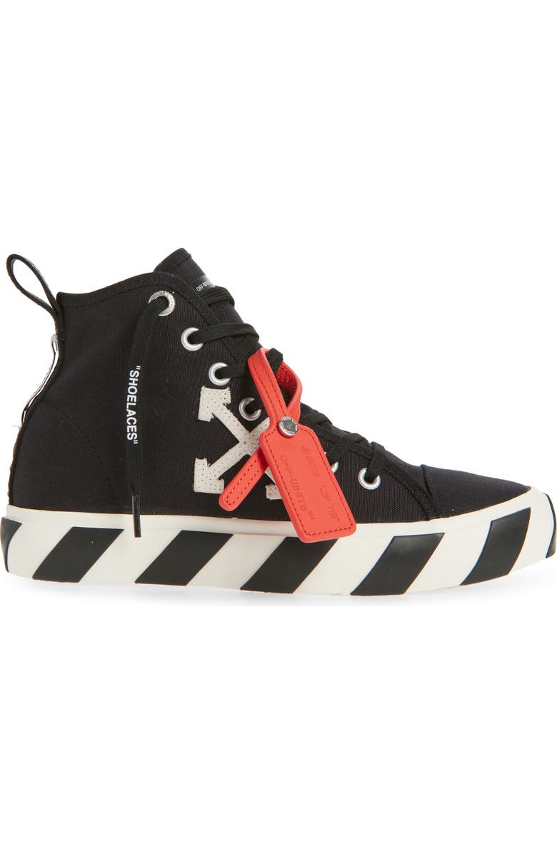 Off-White Mid Top Vulcanized Sneaker, Alternate, color,