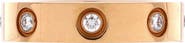 Pre-Owned Cartier Love Wedding Band 8 Diamonds Ring 18K Rose Gold with Diamonds