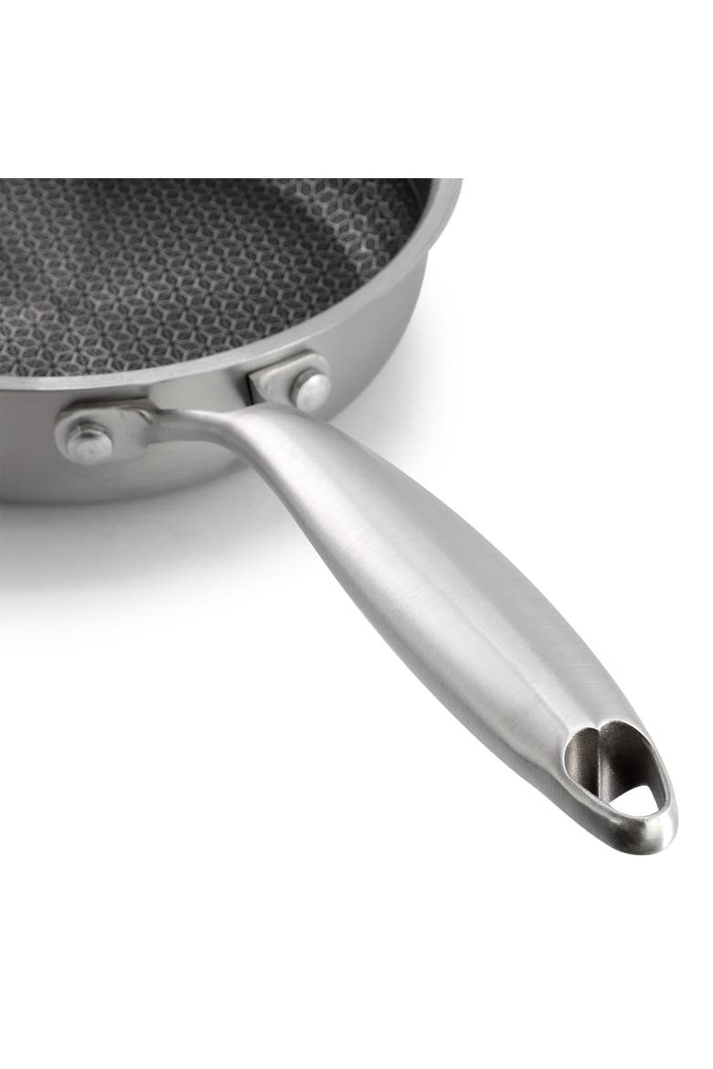 8in Hybrid Nonstick Stainless Steel Frying Pan Silver, Alternate, color, Silver