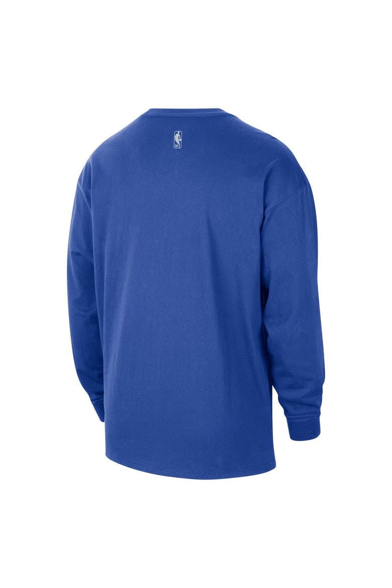 Men's Nike  Blue Orlando Magic 2025/26 City Edition Remix Essential Logo Long Sleeve T-Shirt, Alternate, color, Blue