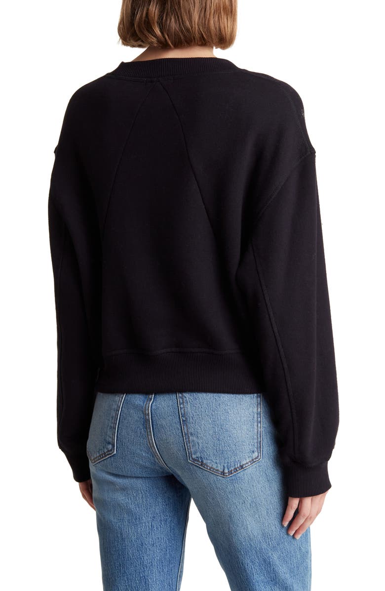 rag & bone Cotton Blend French Terry Sweatshirt, Alternate, color, 
