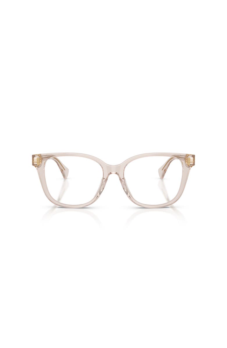RALPH 54mm Square optical glasses, Alternate, color, Tan