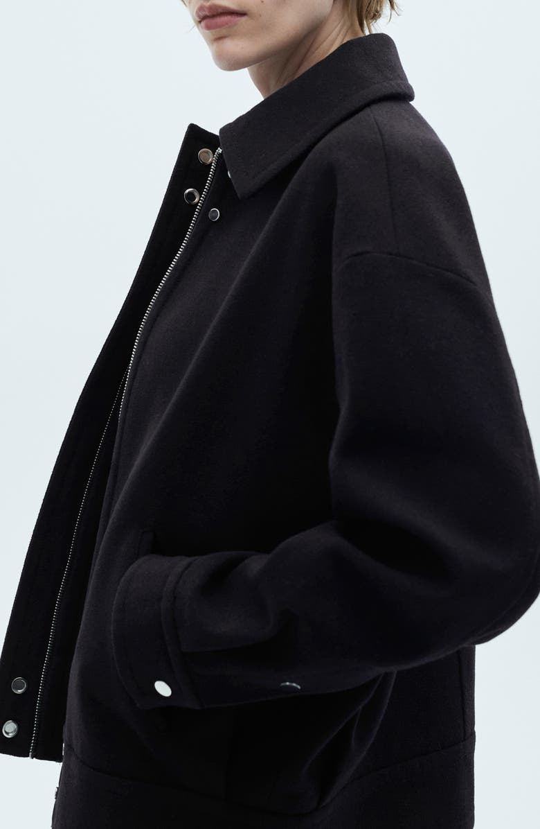 MANGO Oversize Jacket, Alternate, color, 