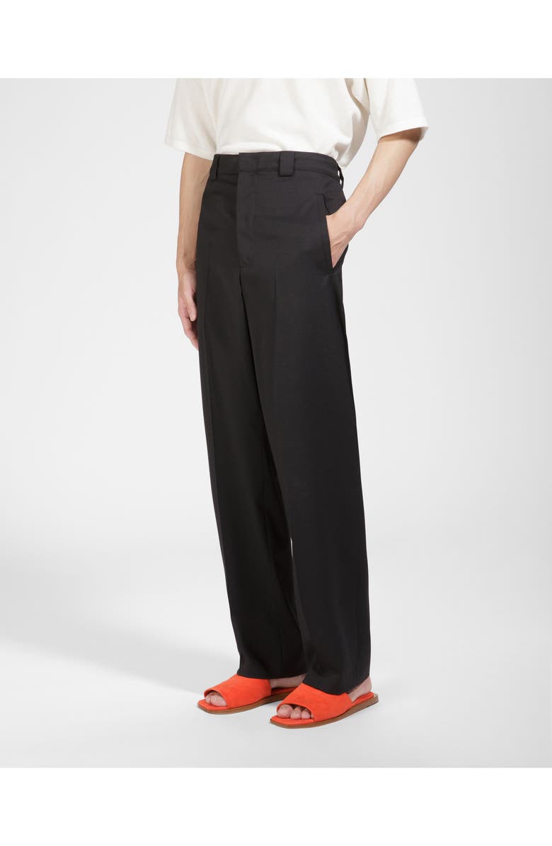 Bally Wool Mix Trousers, Alternate, color, Black