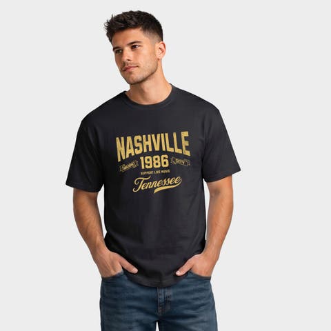 Nashville Tennessee Music City Garment Dyed T-Shirt