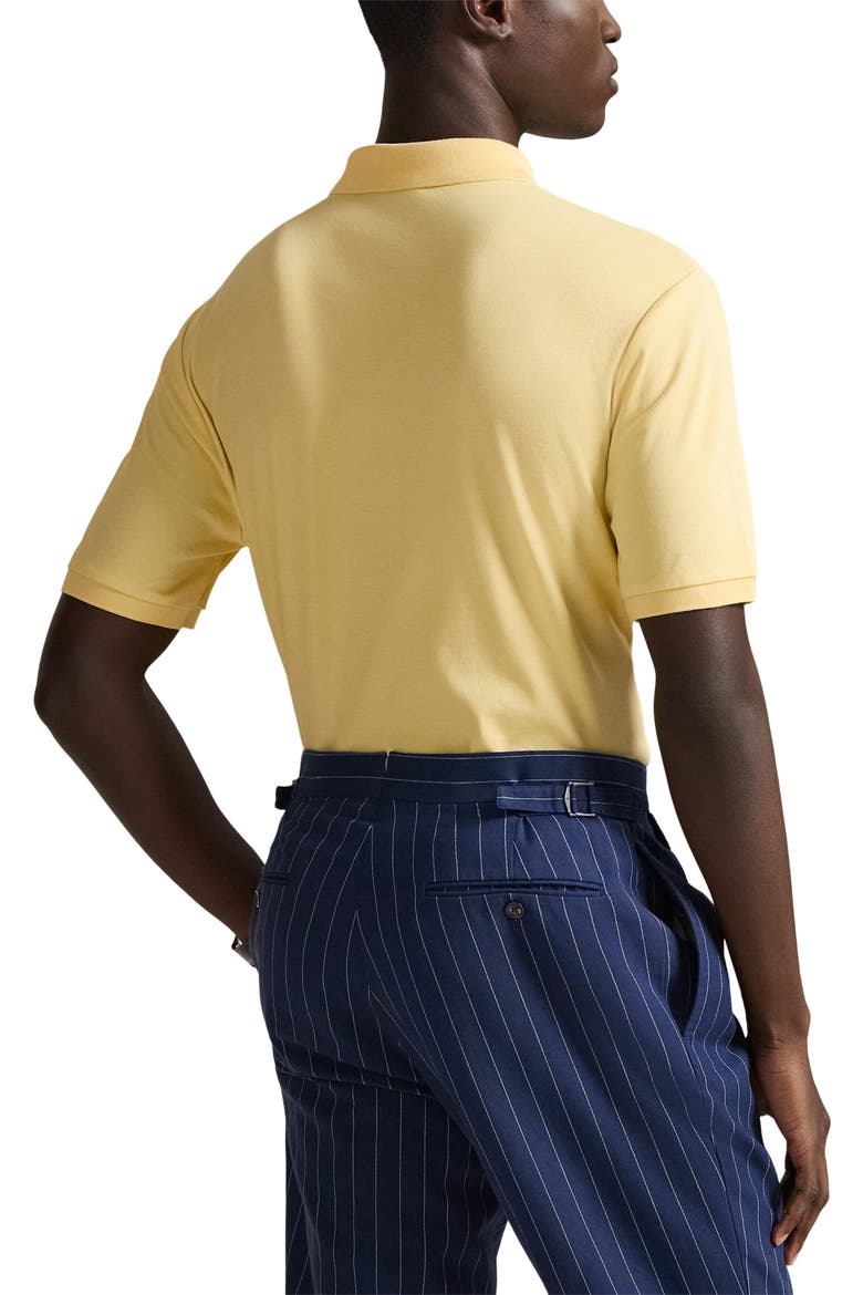 Classic Fit Polo, Alternate, color, WICKET YELLOW